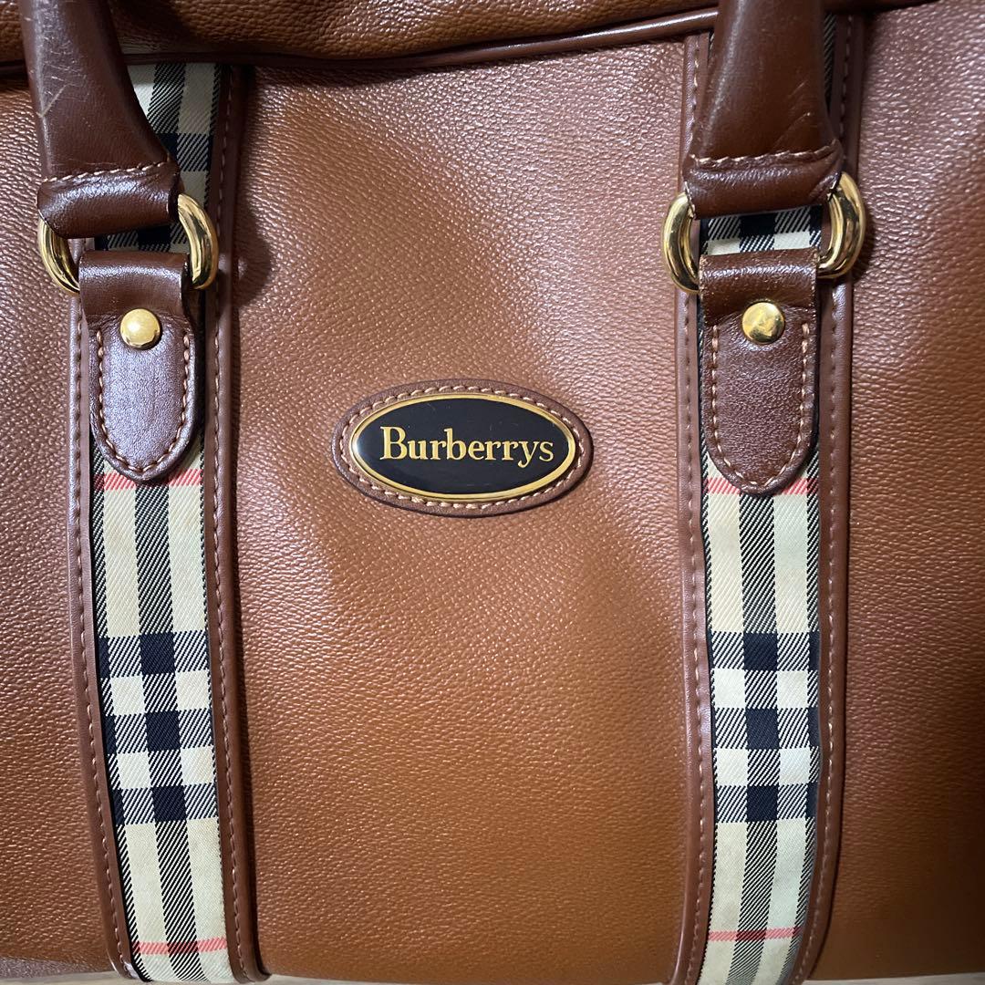 ti　Burberrys ボストンバッグ ブラウン