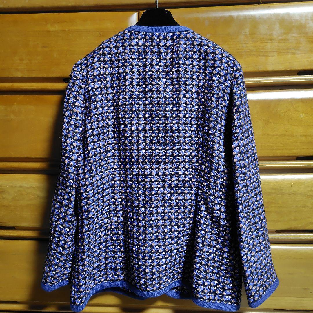 ニニ　ETRO 青とオレンジのツイードジャケット 　新品未使用♡