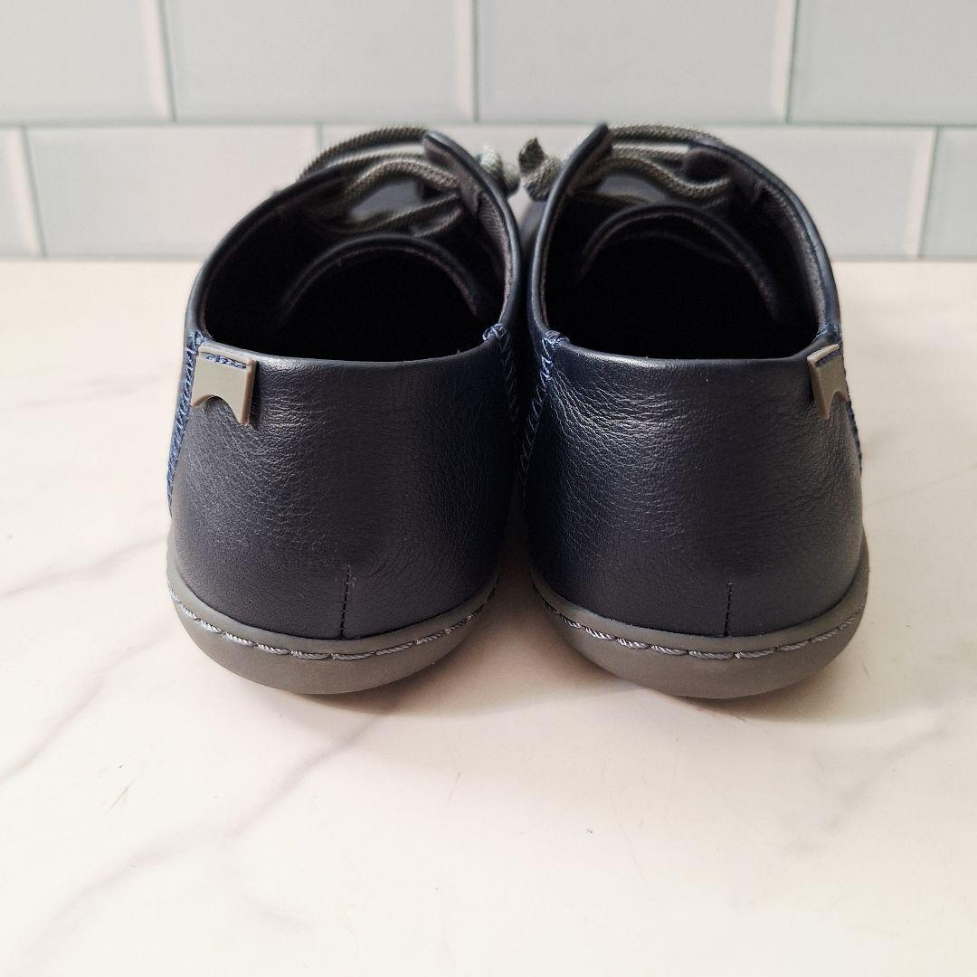 【未使用品】 CAMPER カンペール　23.5 ペウカミ 青 レザースニーカー