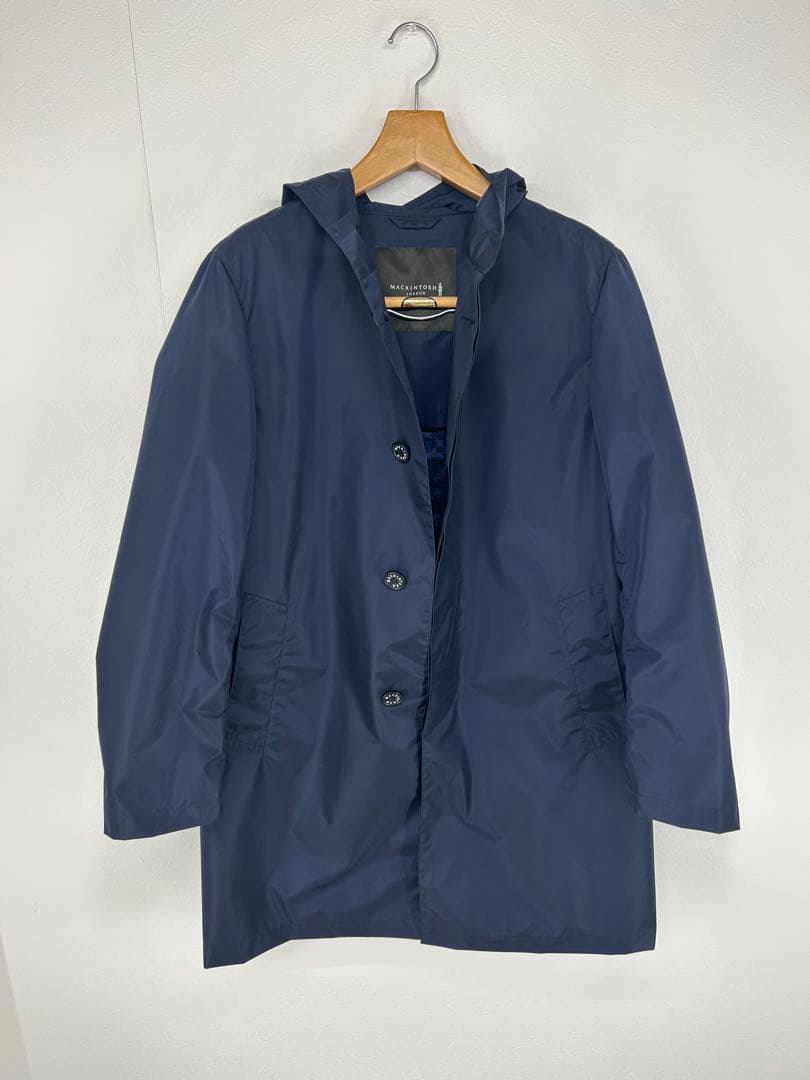 MACKINTOSH LONDON【ネイビー レインコート 38】メンズ