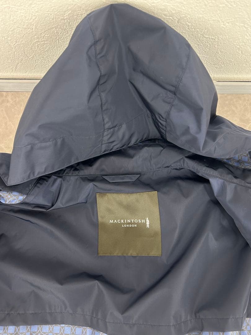 MACKINTOSH LONDON【ネイビー レインコート 38】メンズ