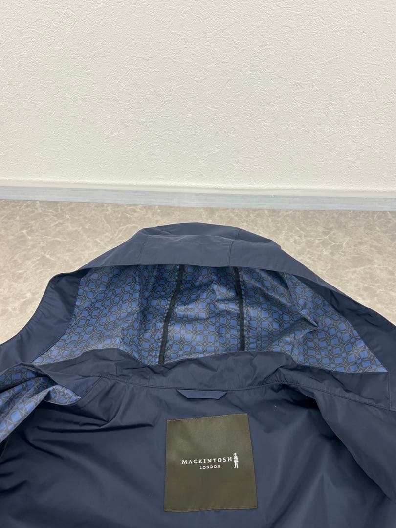 MACKINTOSH LONDON【ネイビー レインコート 38】メンズ