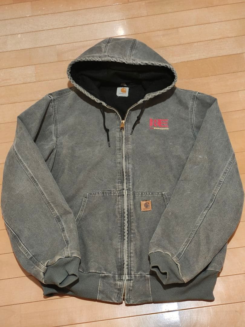 お*し様 Carhartt アクティブジャケット 希少色セメントグレー　 野村訓