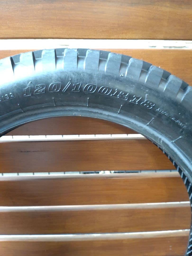 DUNLOP D803GP 前後中古タイヤセット　トライアル　値下げ