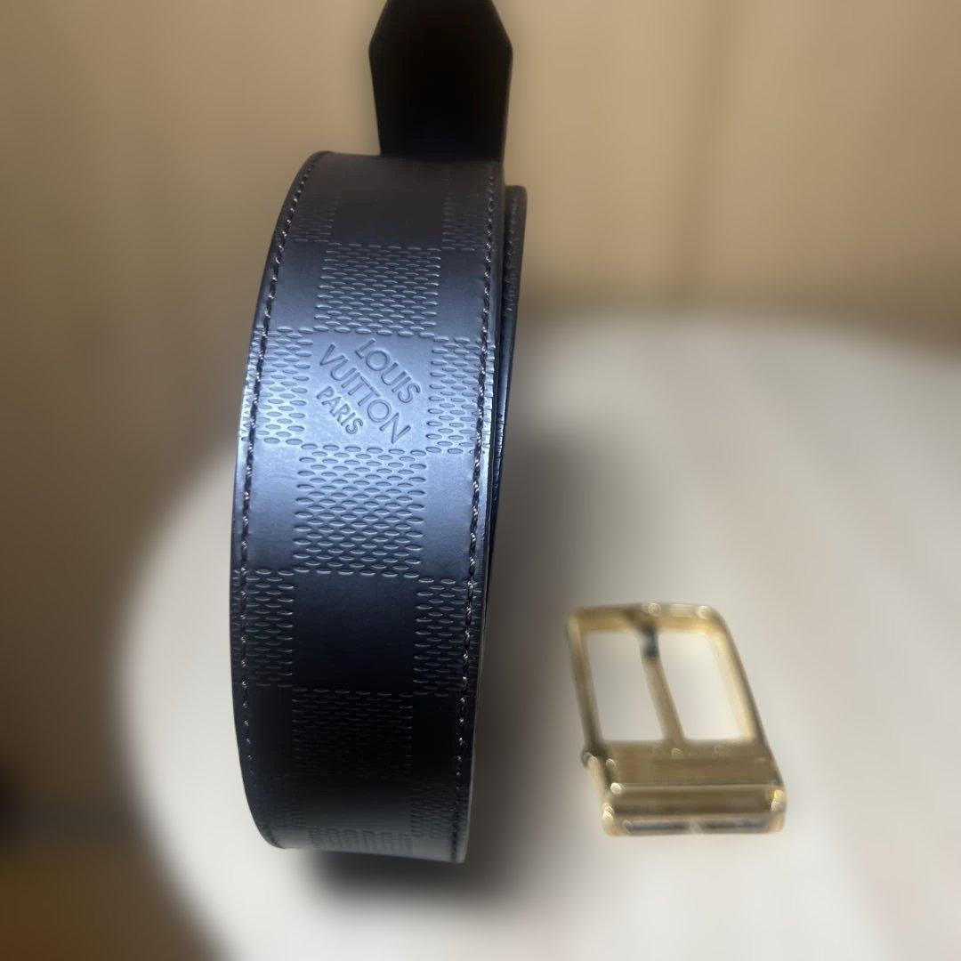 リ*ウ様 Louis Vuitton ベルト 本体 レザーのみ 金具外れ ジャン