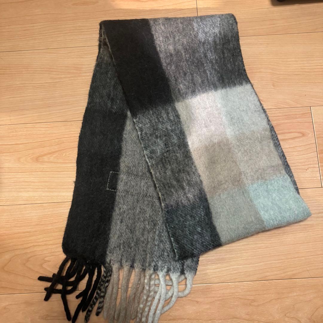 Acne Studios マルチカラー チェック マフラー　CA0084-