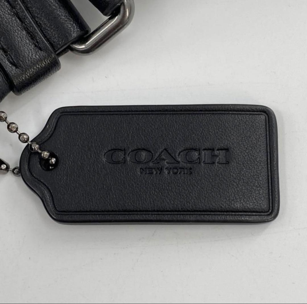 COACH ボディバッグ・ウエストポーチ ブラック/グレー