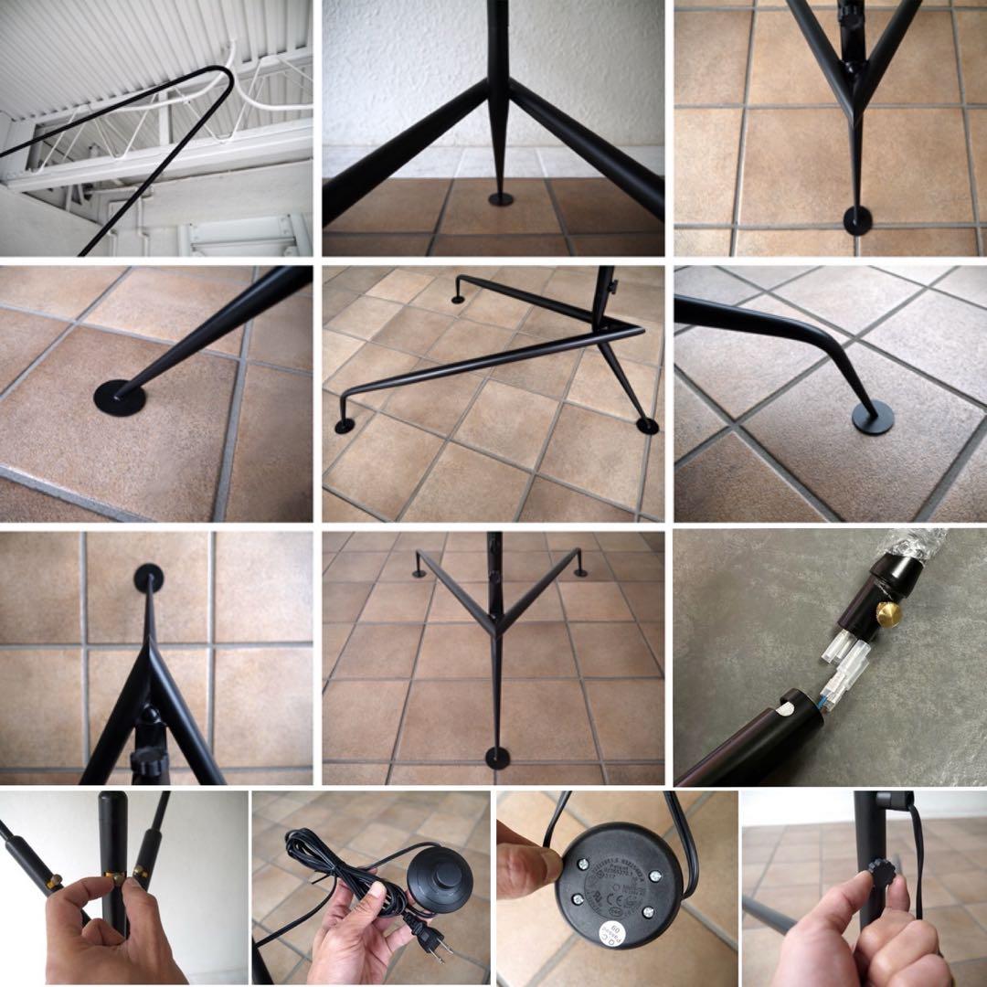 セルジュムーユ Serge Mouille ◇3灯フロアランプ 新品