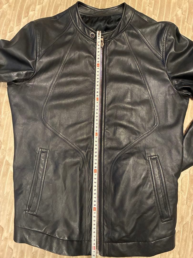 RickOwens 14SS intarsia レザージャケット