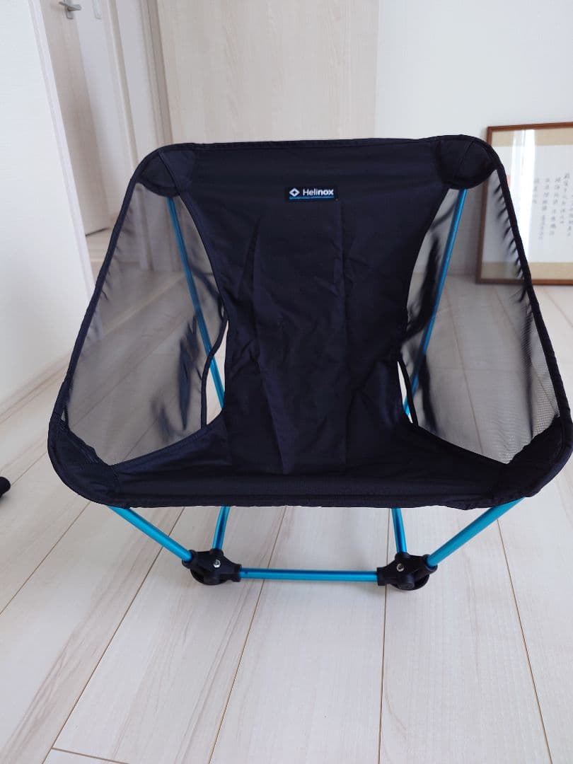 美品 Helinox ヘリノックス グラウンドチェア BK ブラック