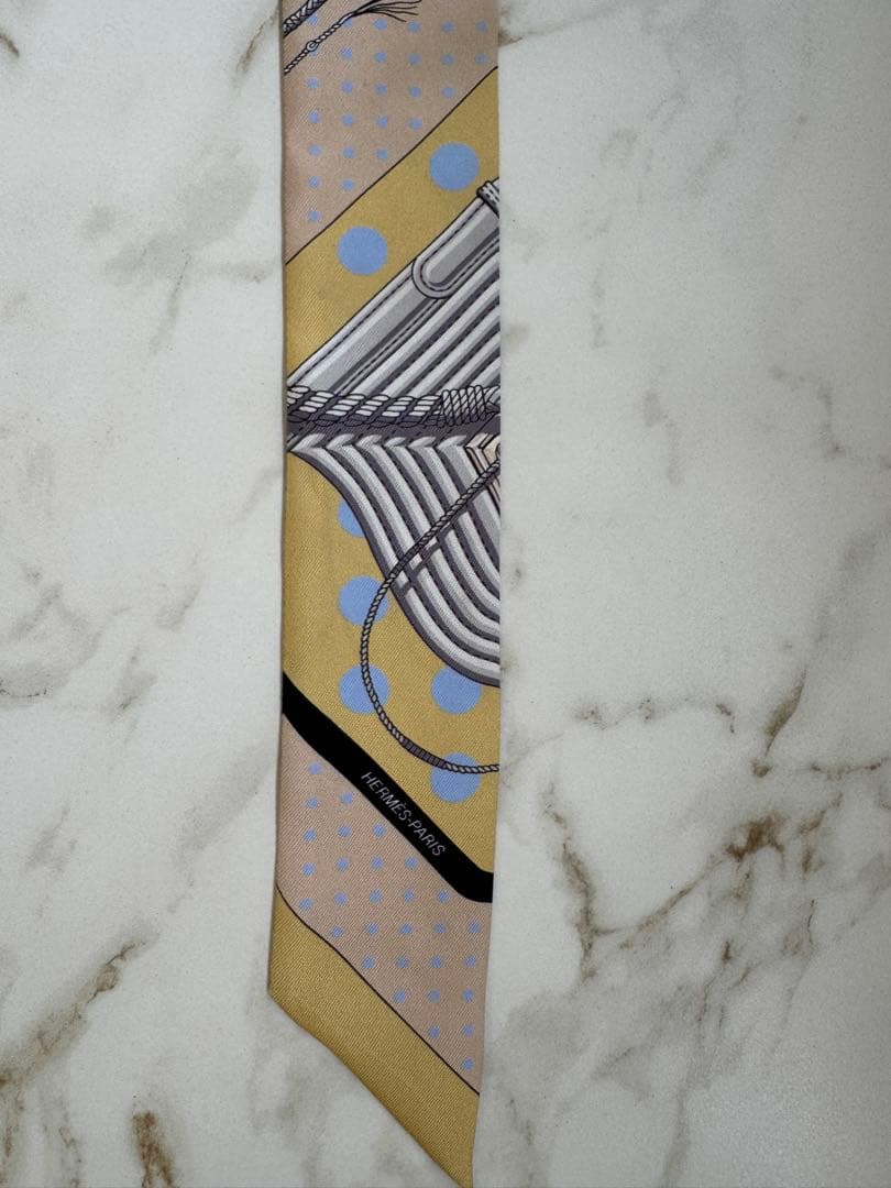 HERMES ツイリーシルクスカーフ 美品