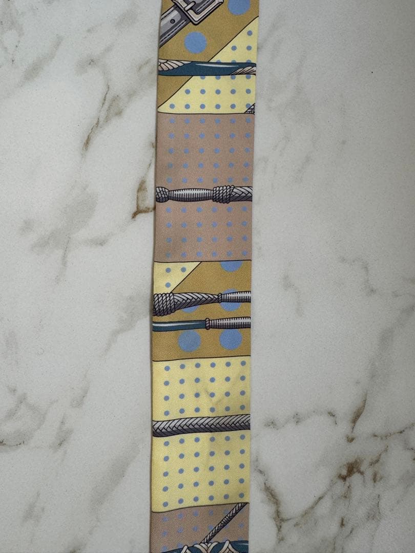 HERMES ツイリーシルクスカーフ 美品