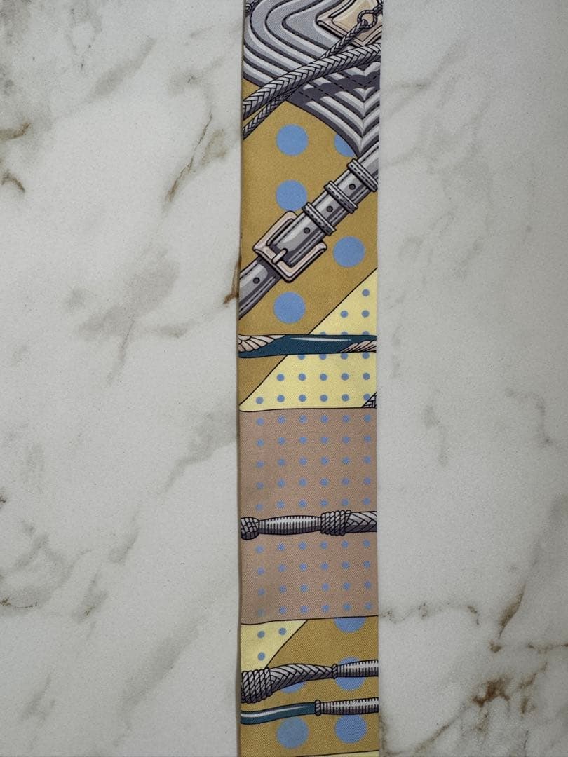 HERMES ツイリーシルクスカーフ 美品