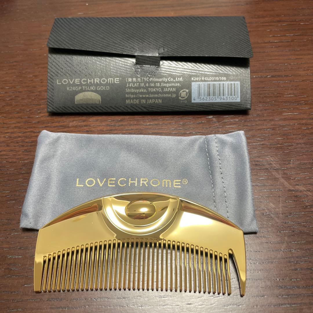 【新品・未使用】　LOVECHROME ラブクロム　24KGP ツキ　ゴールド