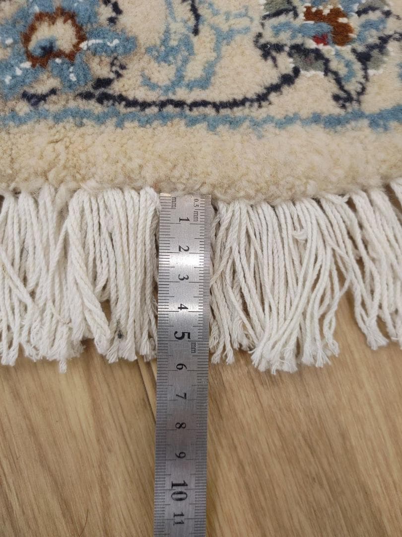 ペルシャ絨毯 ナイン Naein 9La 新品 100x100 ウール