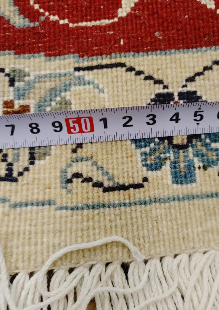 ペルシャ絨毯 ナイン Naein 9La 新品 100x100 ウール