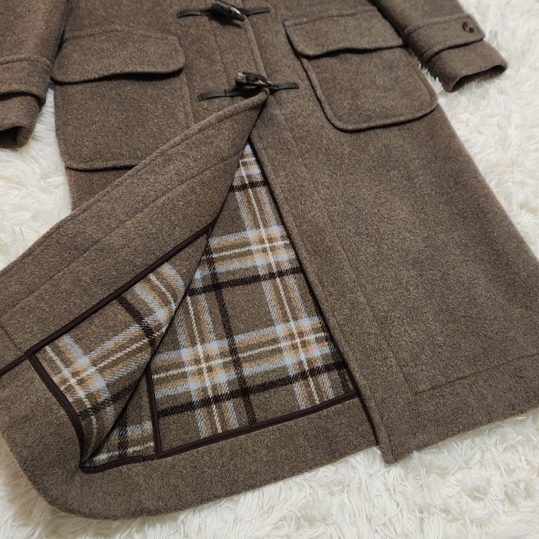 【新品・未使用】ロンドントラディション 英国製 ダッフルコート チェック 36