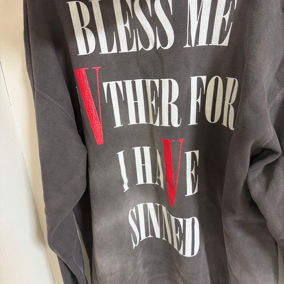 SAINT MICHAEL VLONE　パーカー　XL　ヴィンテージ加工
