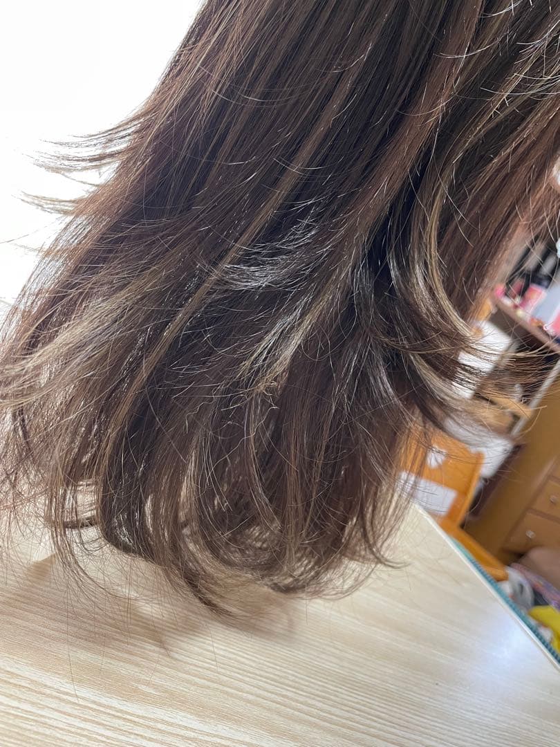 ロング フルウィッグ 「天使のベースウィッグ」　Lサイズ　ダークラテハイライト