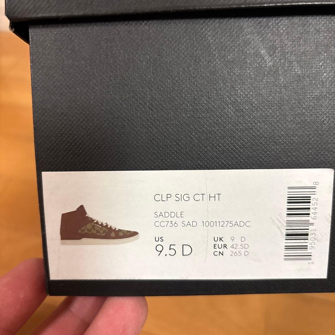 coachメンズスニーカー新品未使用