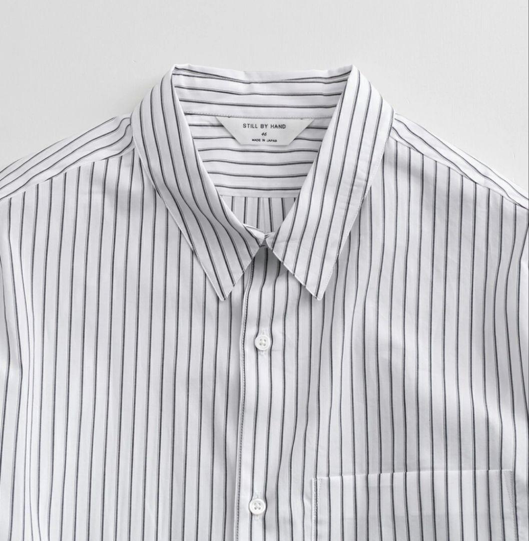 新品 25ss STILL BY HAND レギュラーカラーシャツ 46