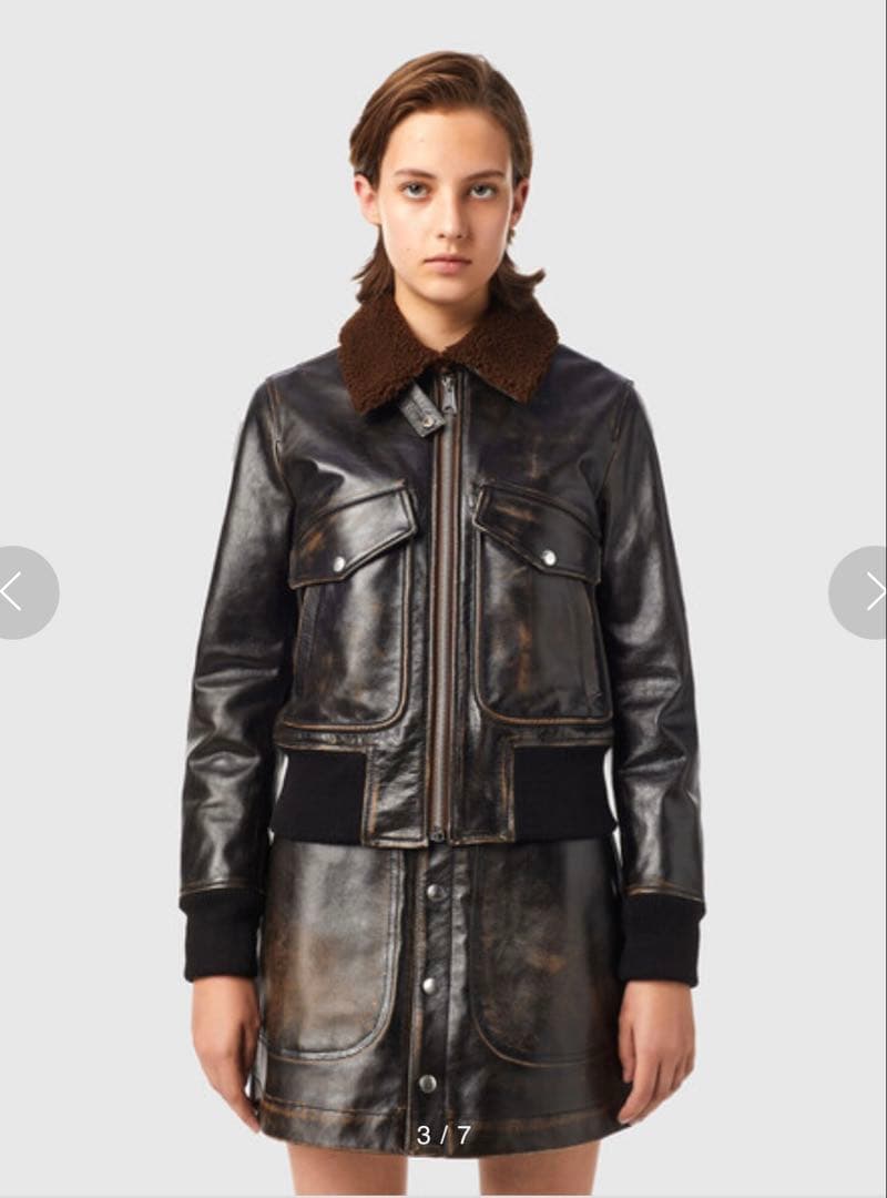DIESEL 牛革レザージャケット