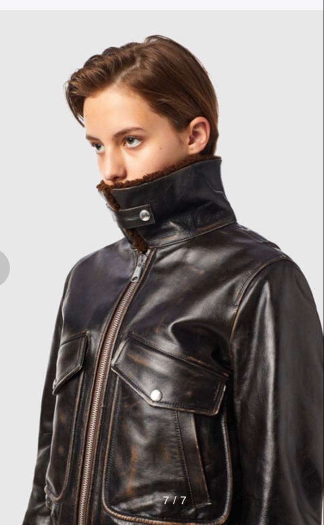 DIESEL 牛革レザージャケット