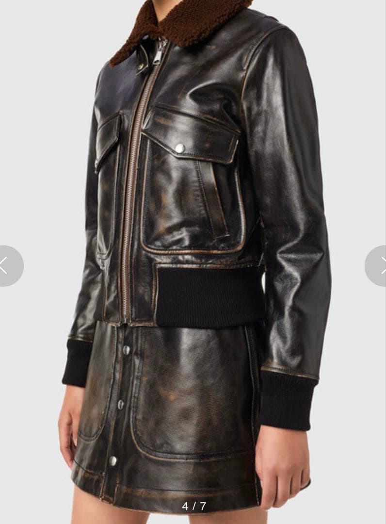 DIESEL 牛革レザージャケット