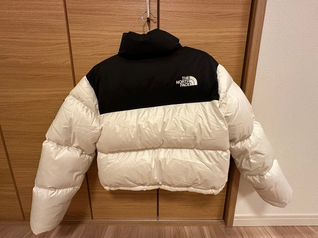 THE NORTH FACE ダウンジャケット ホワイト/ブラック