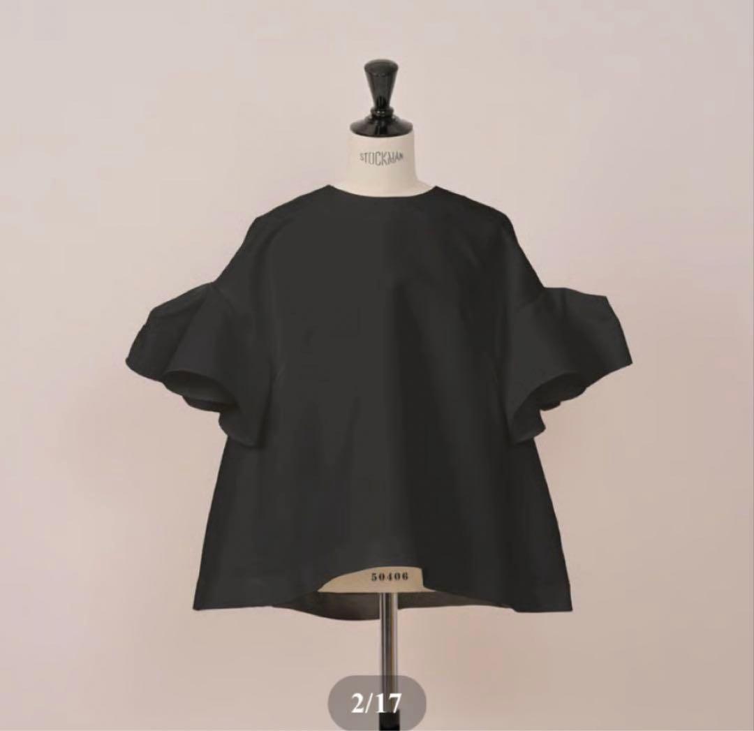 美品 Heve へイヴ フィンスリーブ fin フレア ブラック