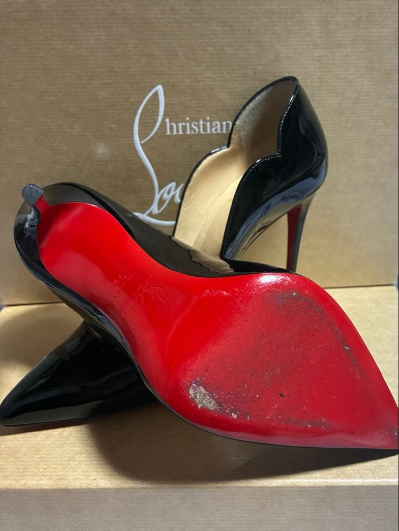 ま*ゅ様 Christian Louboutin ブラック ハイヒール