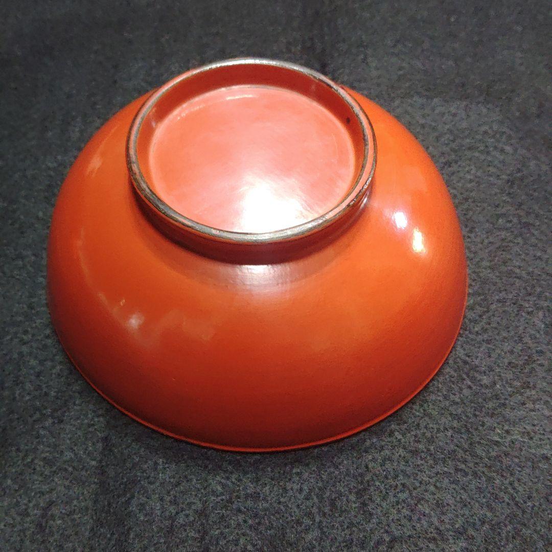 応量器　江戸初期　根来四つ椀二組完品　漆器