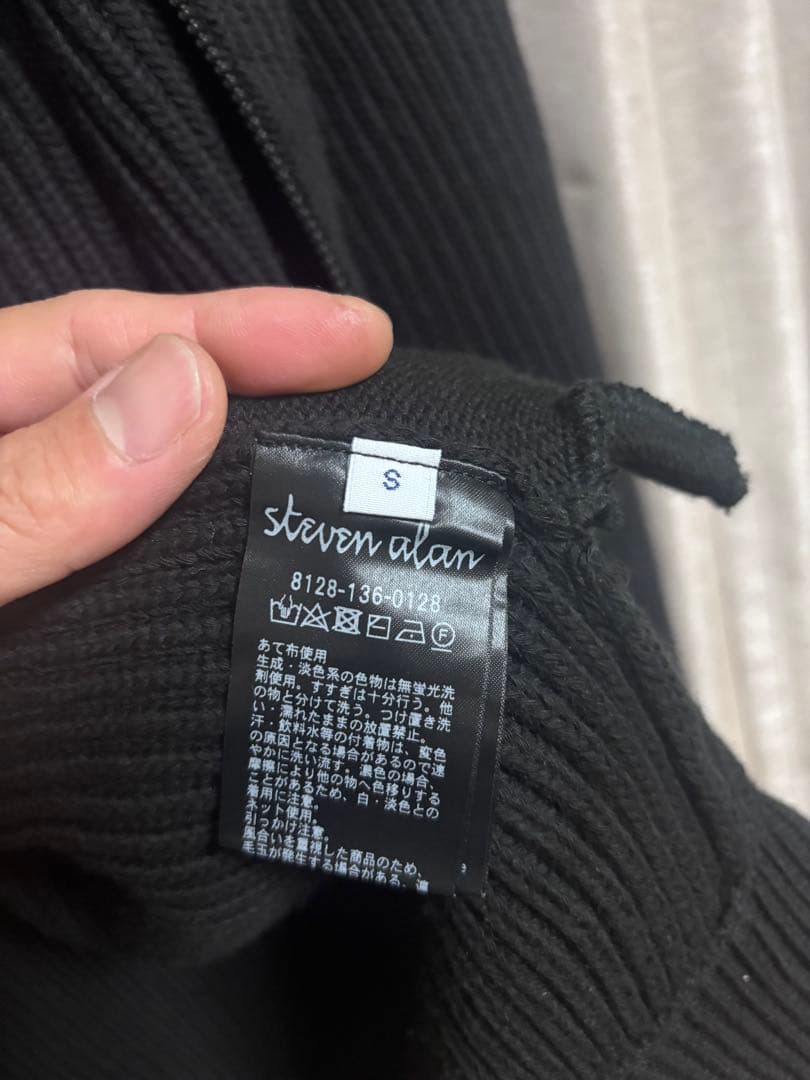 ＜Steven Alan＞ TC アゼ ドライバーズニット　Sサイズ