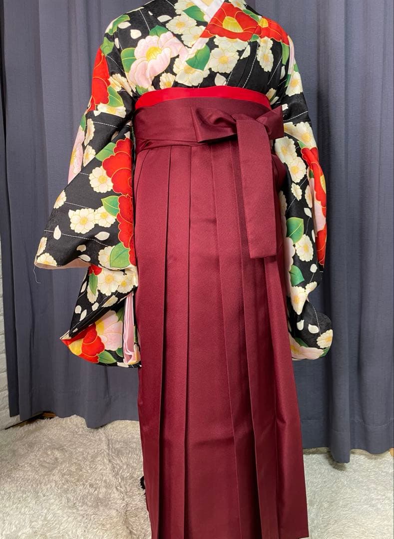 美品✨学生卒業式 袴セット 長襦袢付き ちはやふる　はいからさん　早い物勝ち