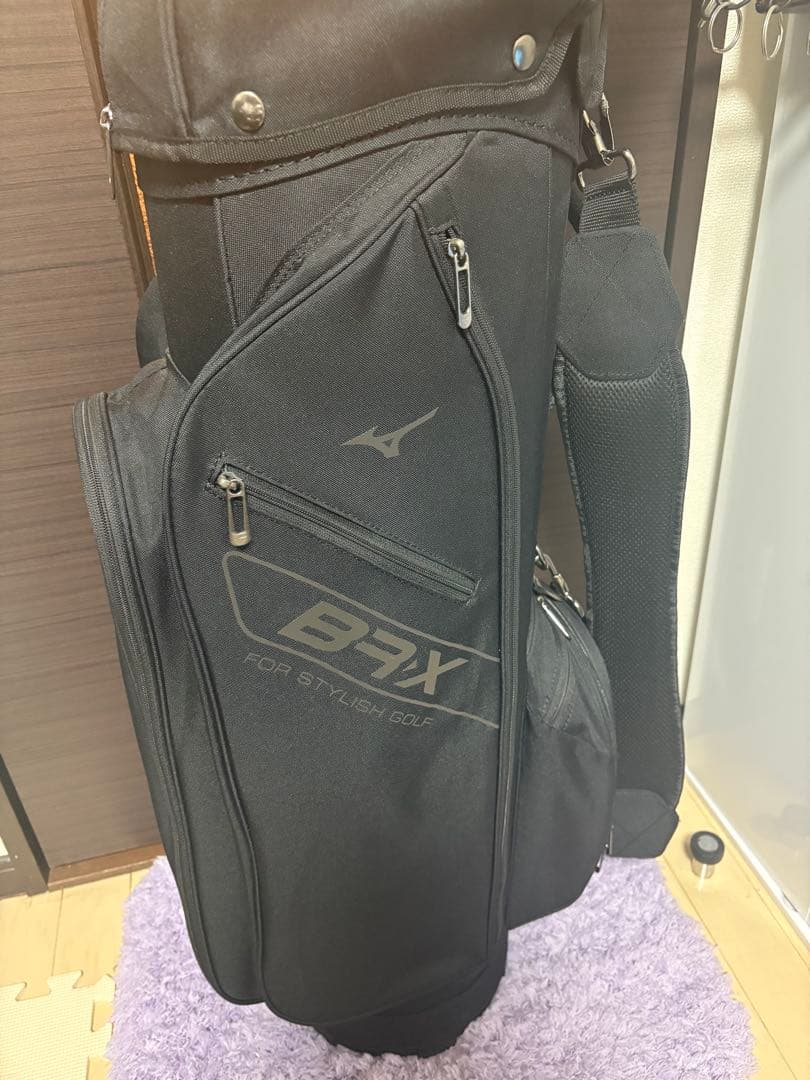 【美品】Mizuno BRX キャディバッグ 黒