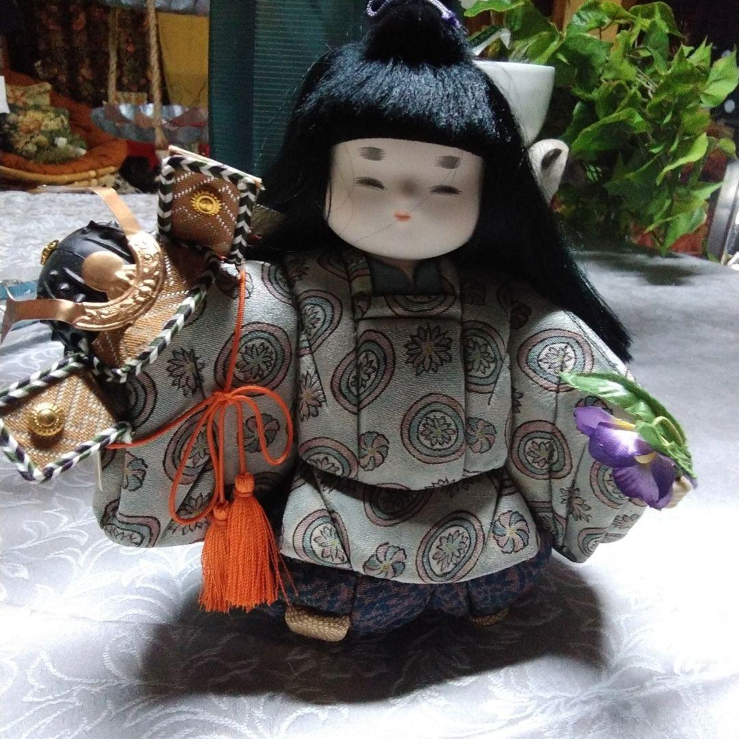 展示品★五月人形★木目込み人形★古布★京都★くろちくKUROTIKU