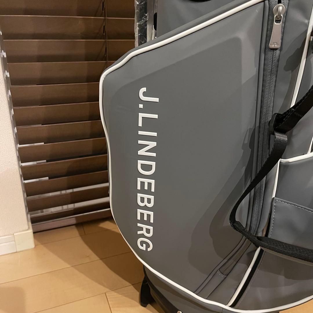 新作J.LINDEBERG ジェイリンドバーグ 高級 キャディバッグ カーボン灰