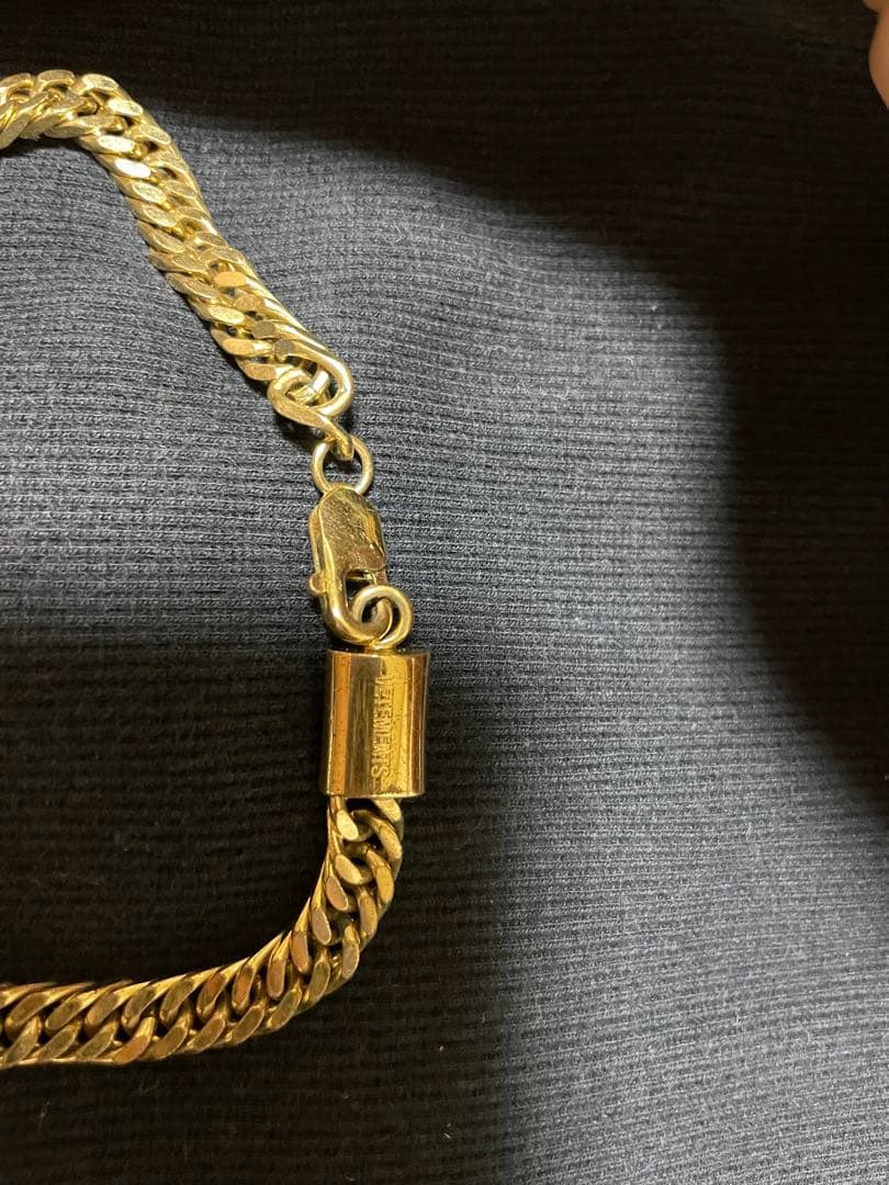 VETEMENTS ゴールドロゴネックレス　喜平