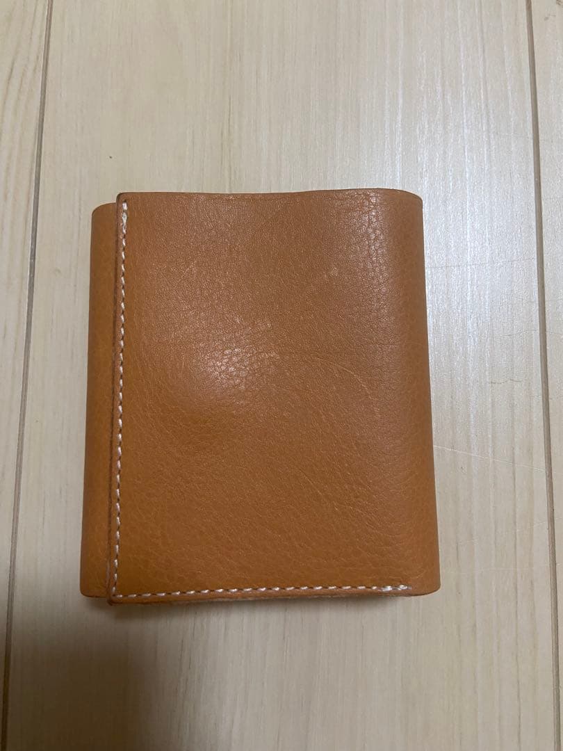 Hender Scheme ブラウン 二つ折り財布 カードポケット4つ