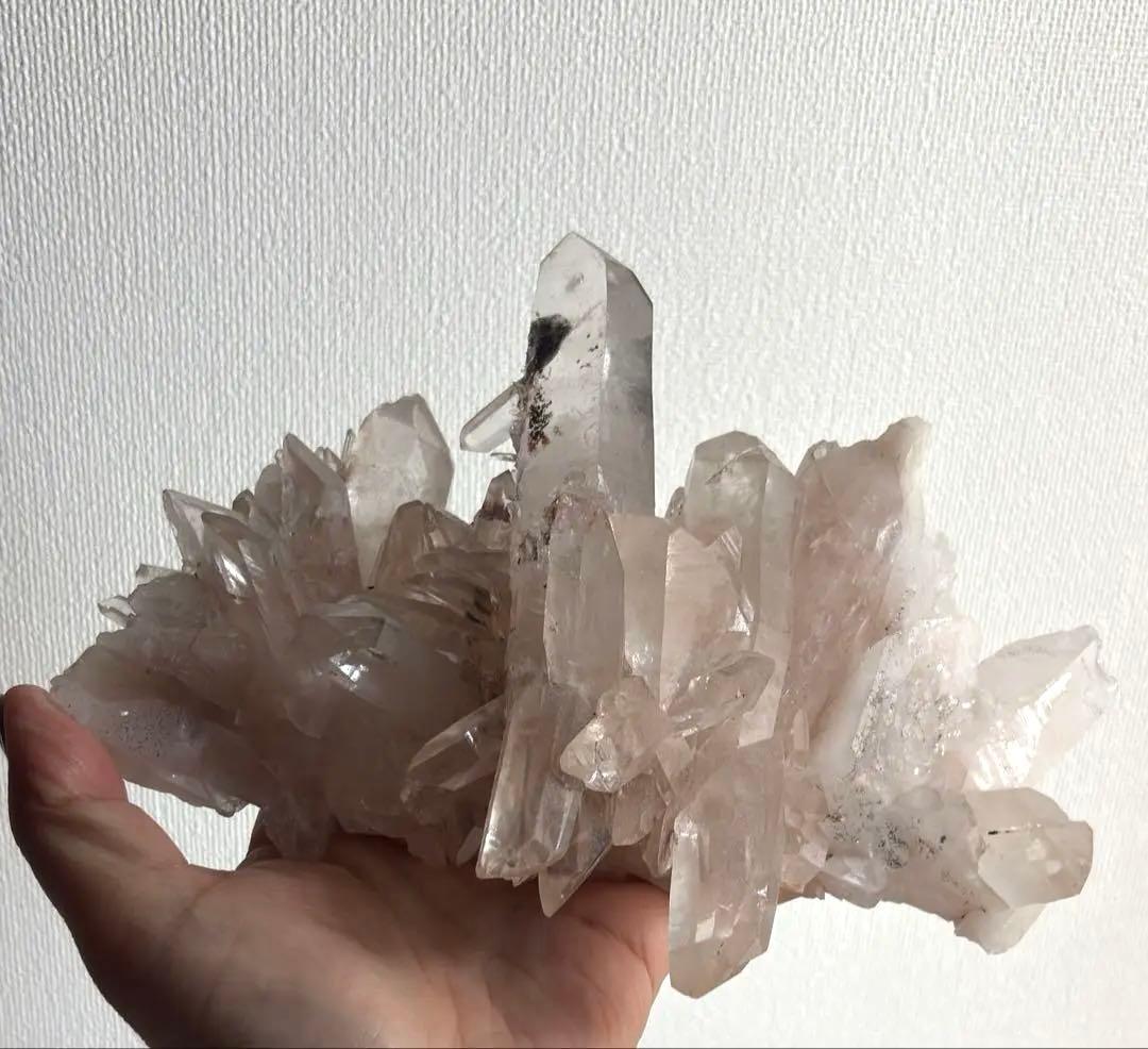 マニカラン 水晶の結晶 クラスター