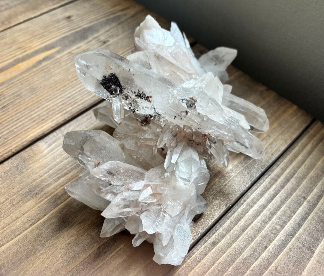 マニカラン 水晶の結晶 クラスター