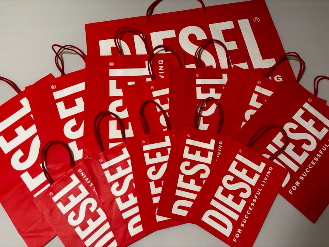 DIESEL 紙袋 ショッパー 13枚セット