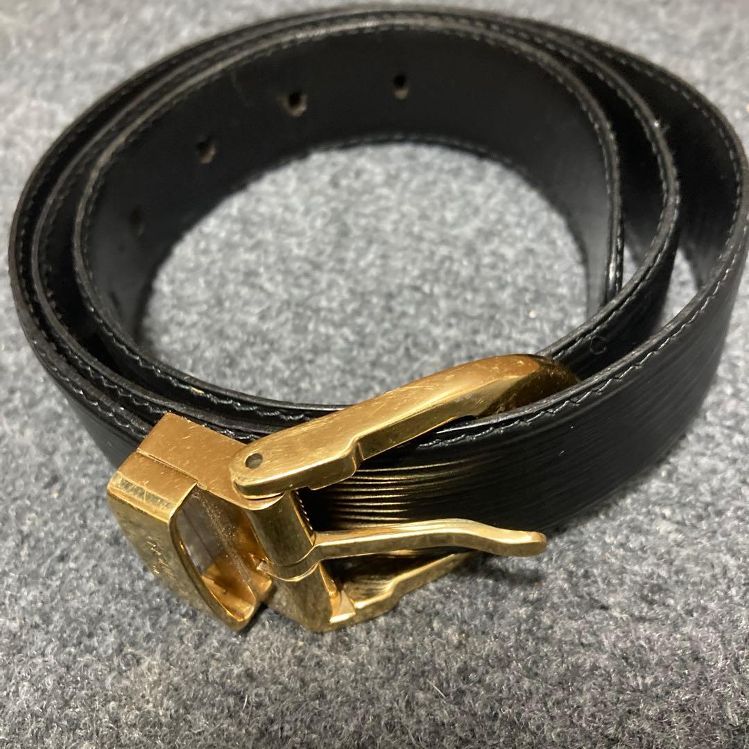【美品】 LOUIS VUITTON ヴィトンバックルエピサンチュールベルト