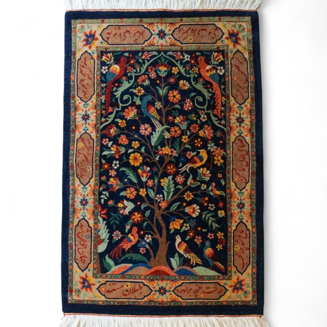 115×82cm　 ペルシャ絨毯 バラミン産 絨毯 waramin