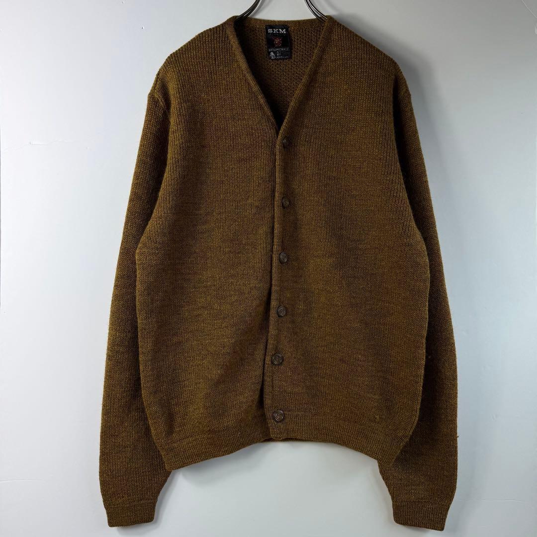 Vintage 60-70's SKMPENGUIN ミックスウールカーディガン