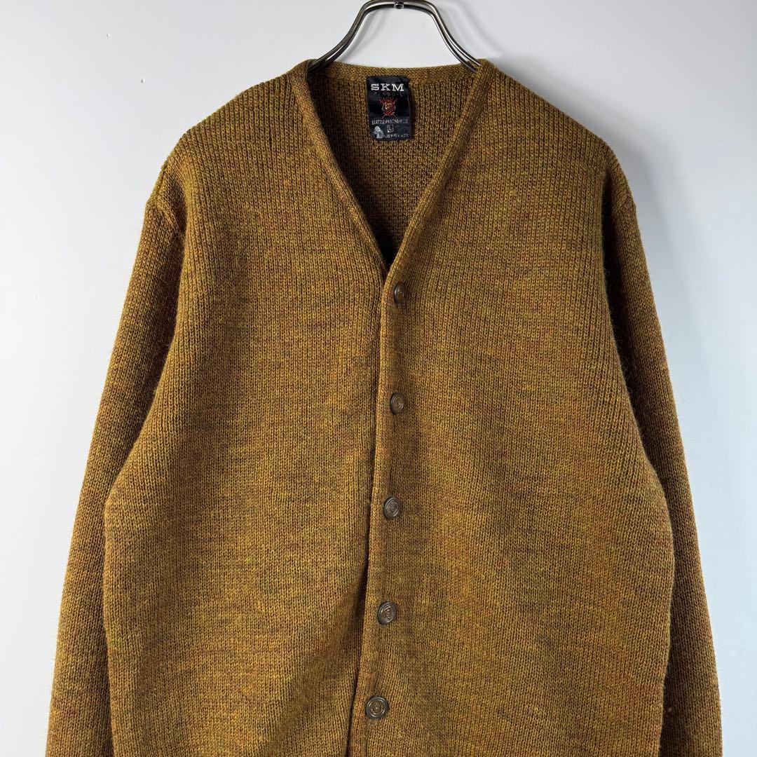 Vintage 60-70's SKMPENGUIN ミックスウールカーディガン