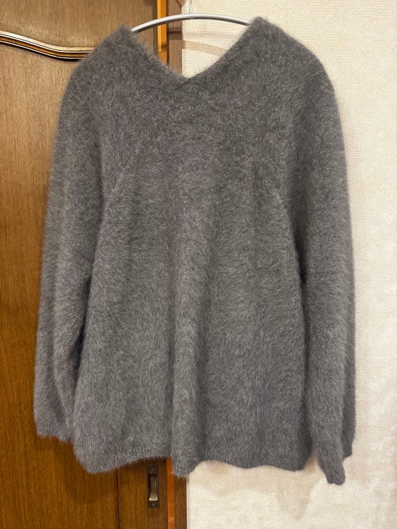 新品未使用TONAL FOX×CASHMERE Vネックカーデグレー