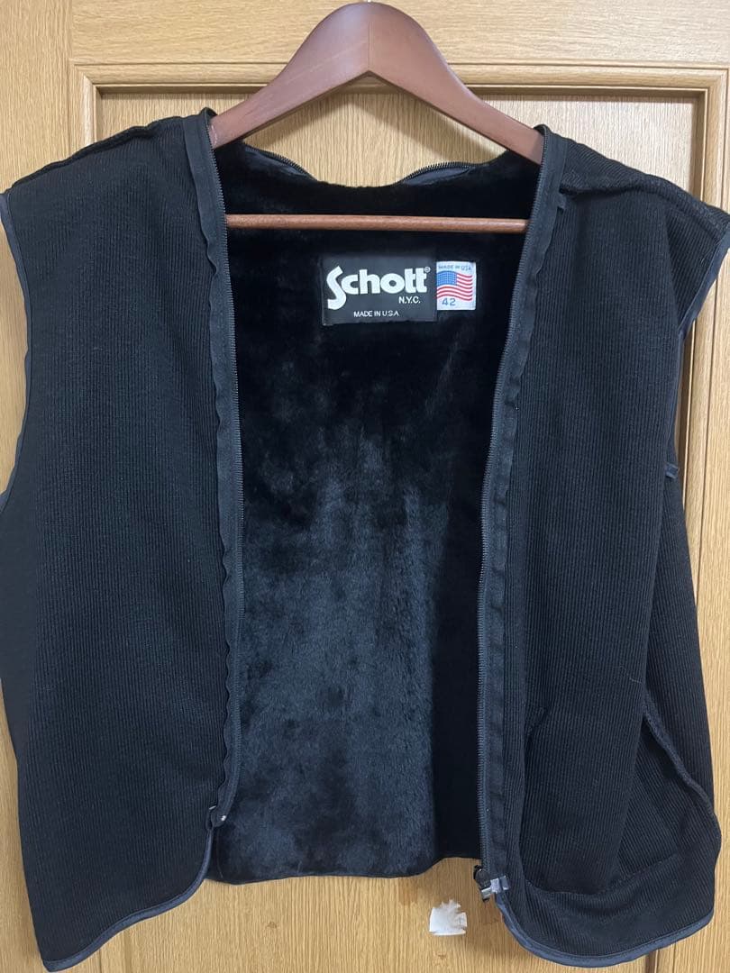 Schott ショット 141 シングルライダース ブラック サイズ:42