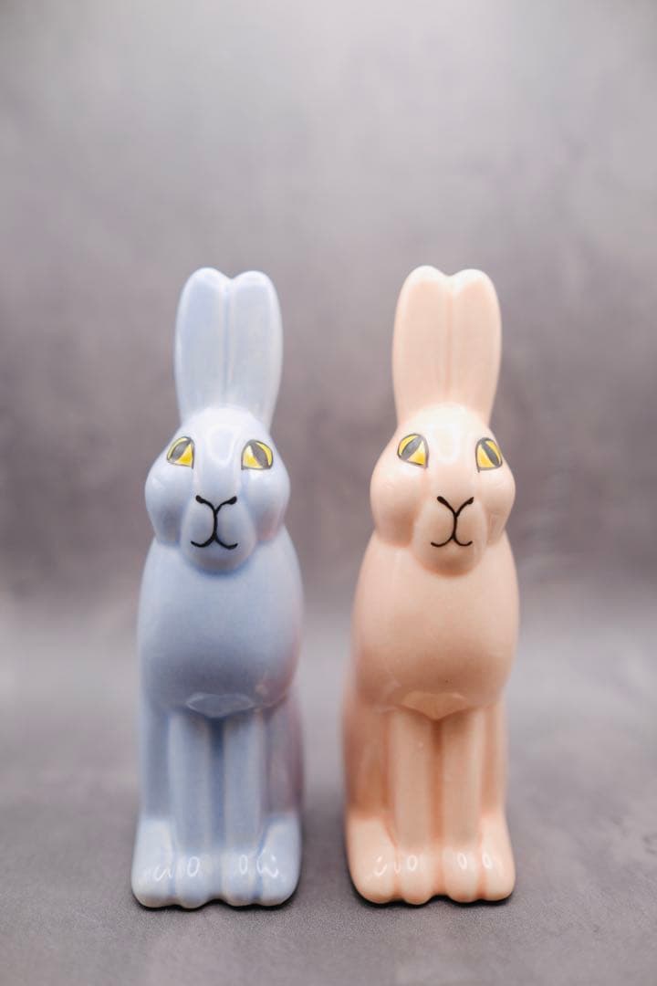✨希少✨新品未使用✨ISETAN限定カラー リサラーソン 野うさぎペア 完売品