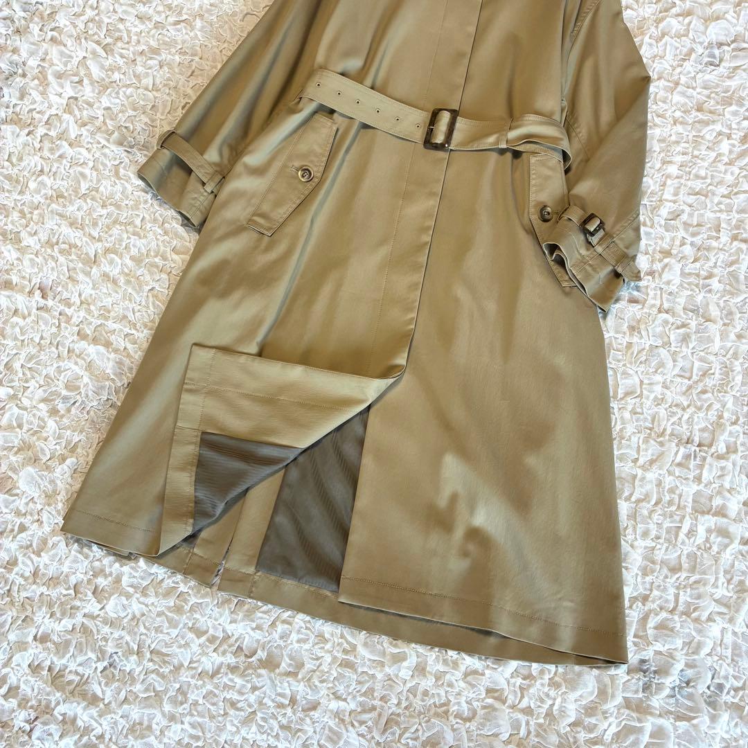 完売品 北欧、暮らしの道具店 着こなし決まるトレンチコート Sサイズ ベージュ